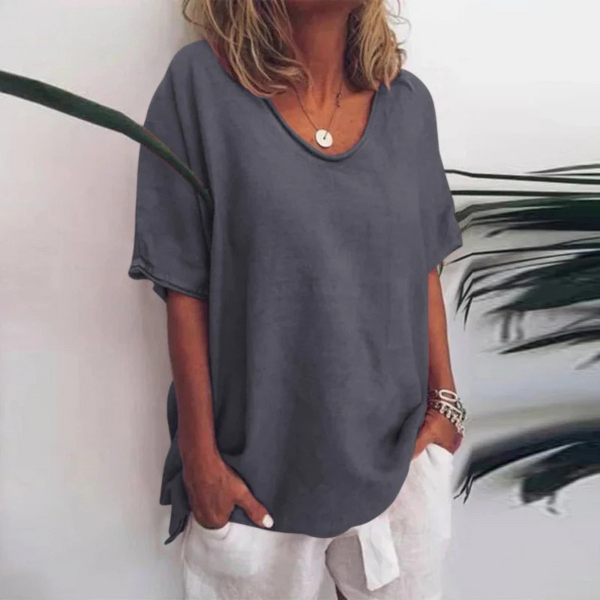 Blouse Ample à Manches Longues pour Femmes 0