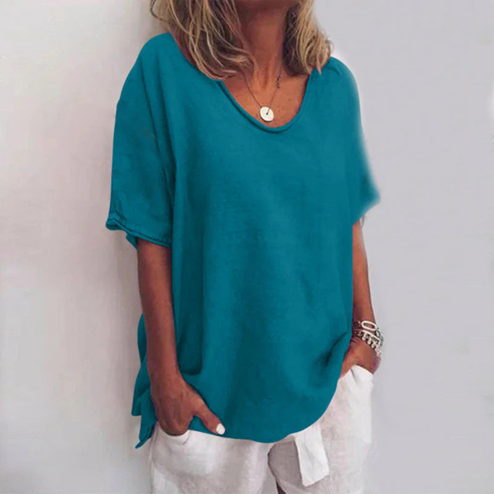 Blouse Ample à Manches Longues pour Femmes 4
