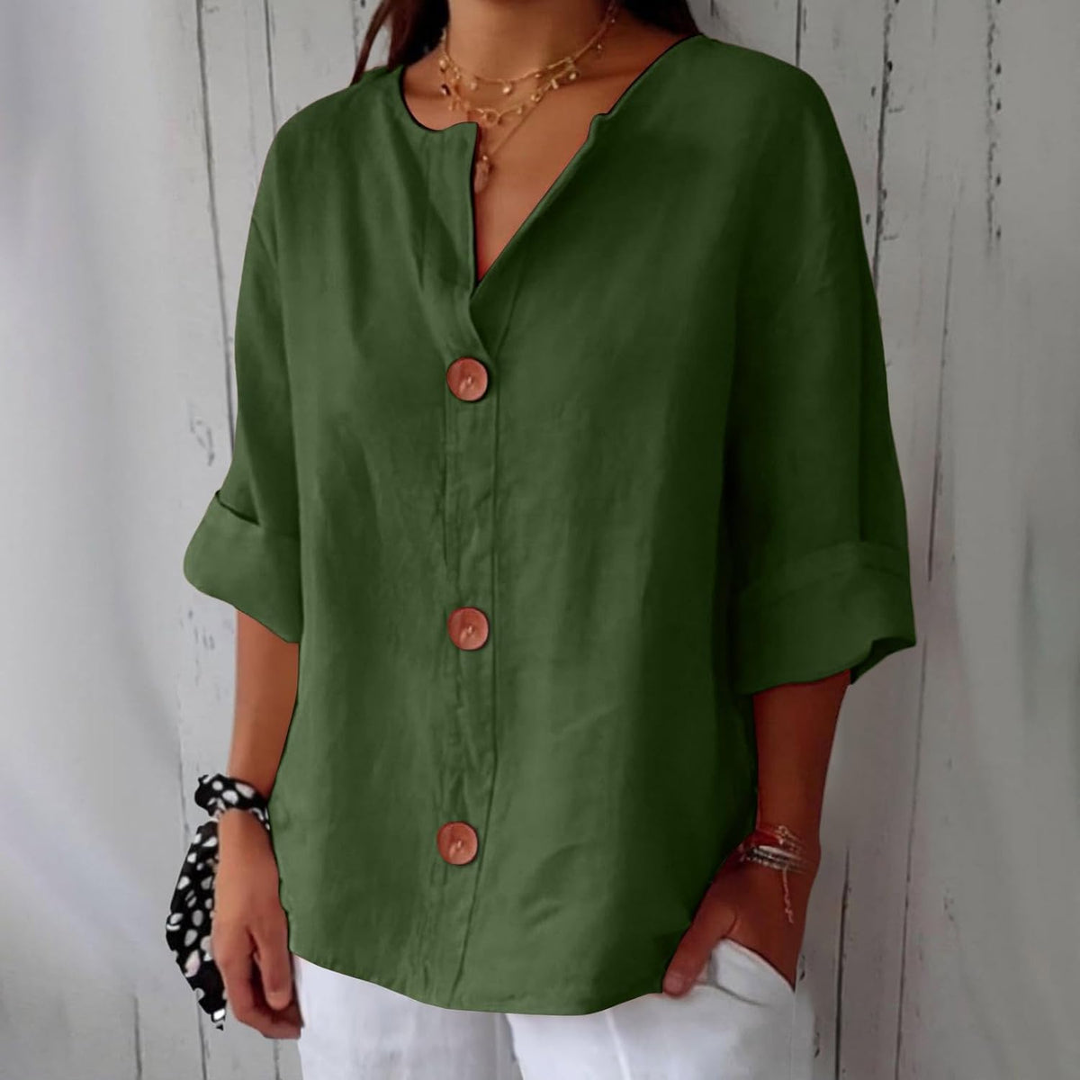 Blouse Décontractée Femme Printemps Été 10