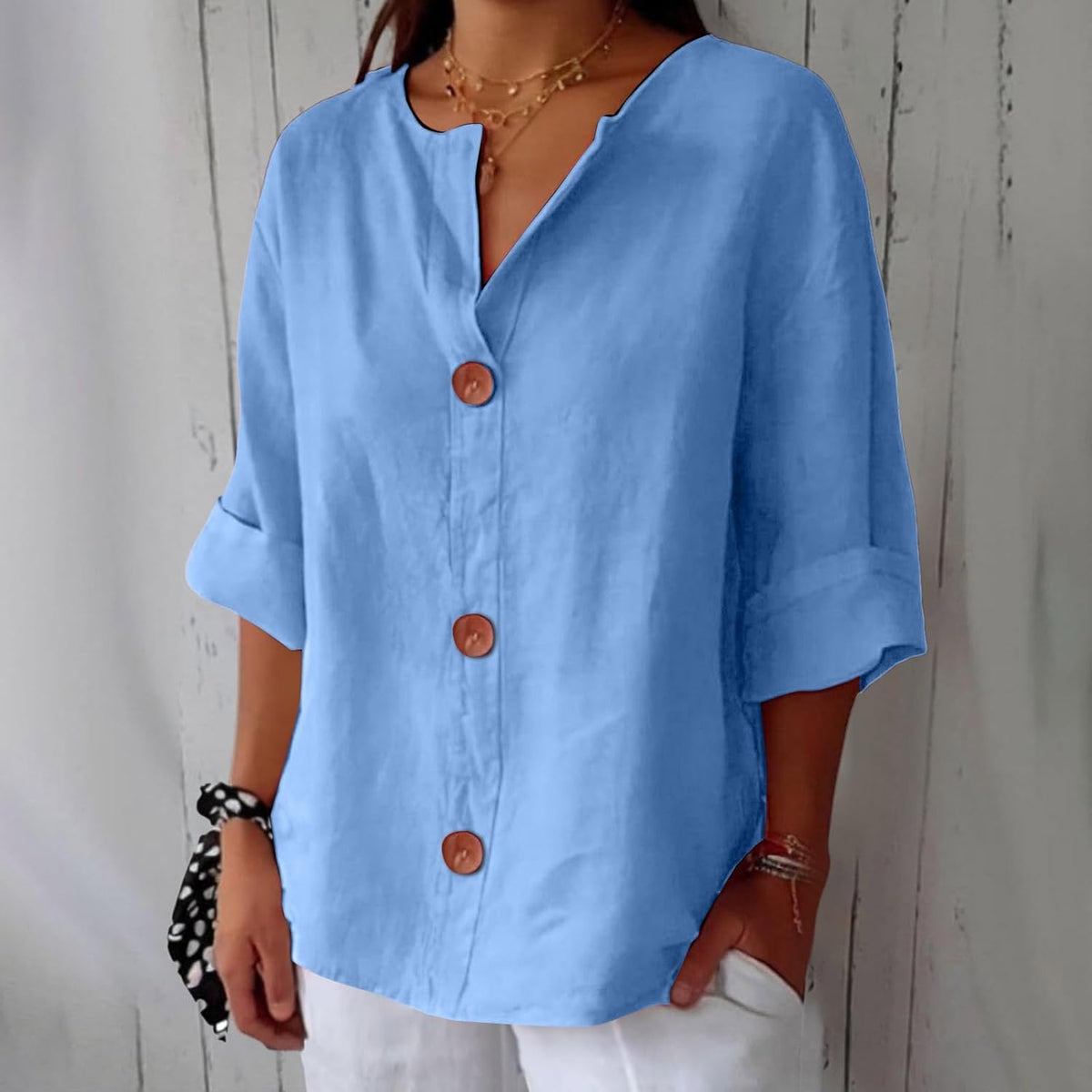 Blouse Décontractée Femme Printemps Été 12