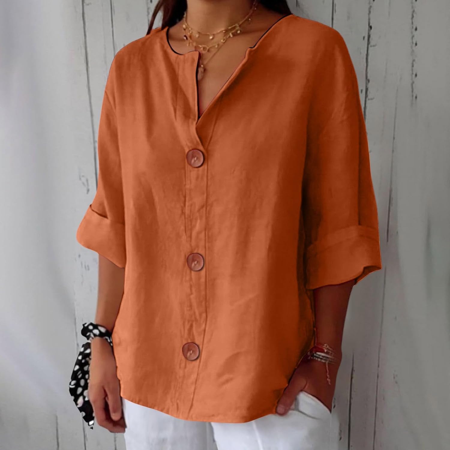Blouse Décontractée Femme Printemps Été 2