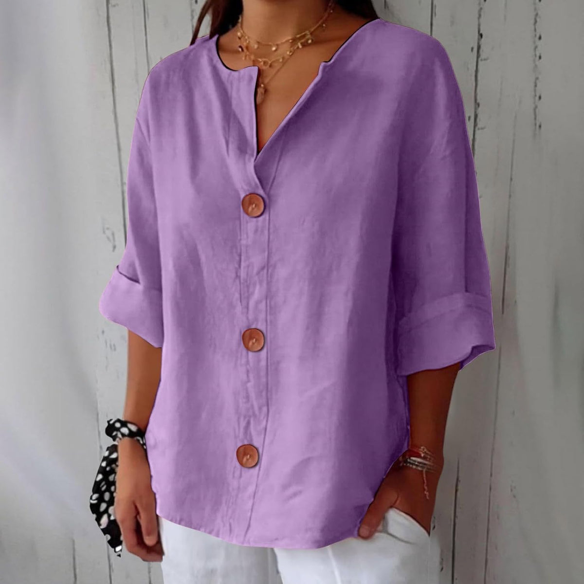 Blouse Décontractée Femme Printemps Été 5