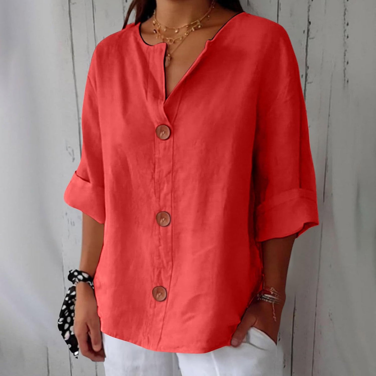 Blouse Décontractée Femme Printemps Été 7