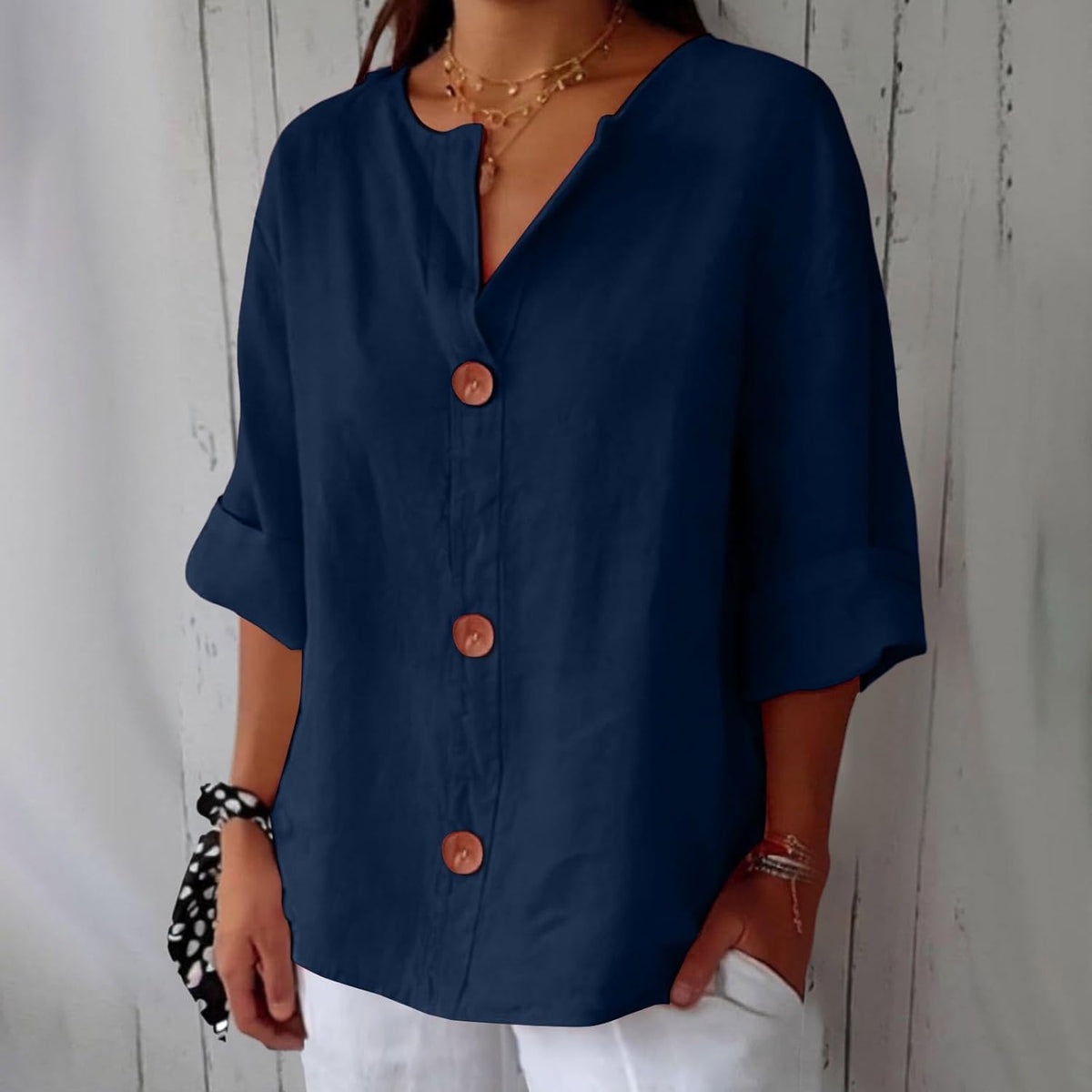 Blouse Décontractée Femme Printemps Été 8