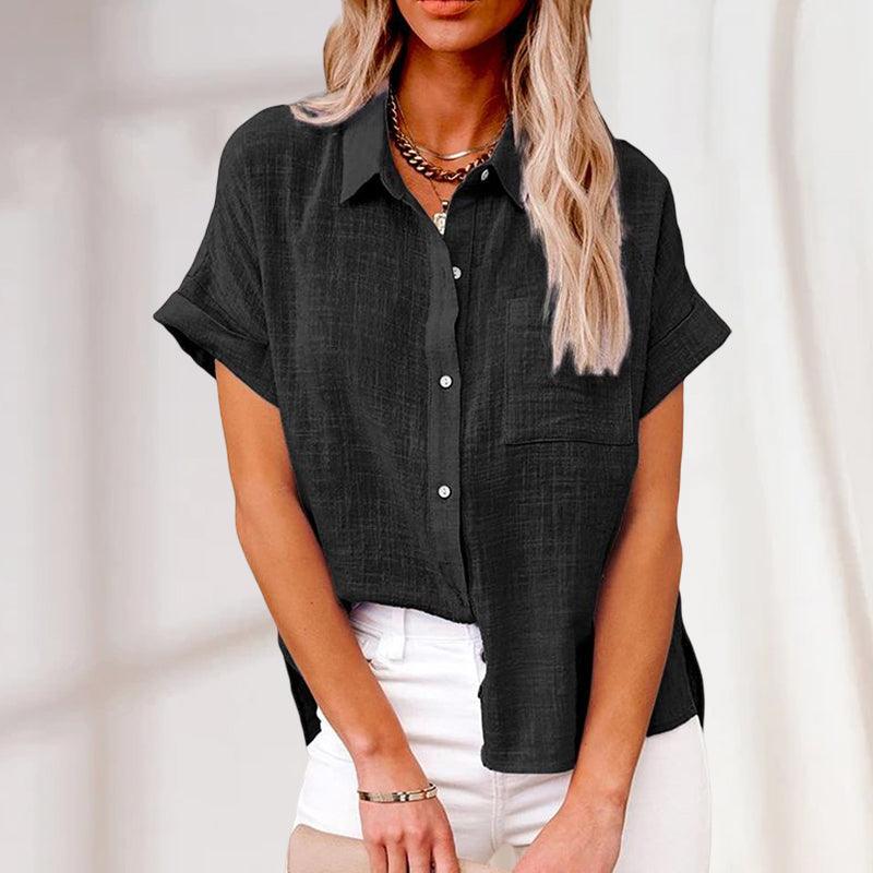 Blouse Décontractée à Manches Courtes pour Femme 4