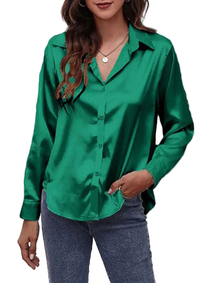 Blouse Femme Ample Chic à Manches Longues 0