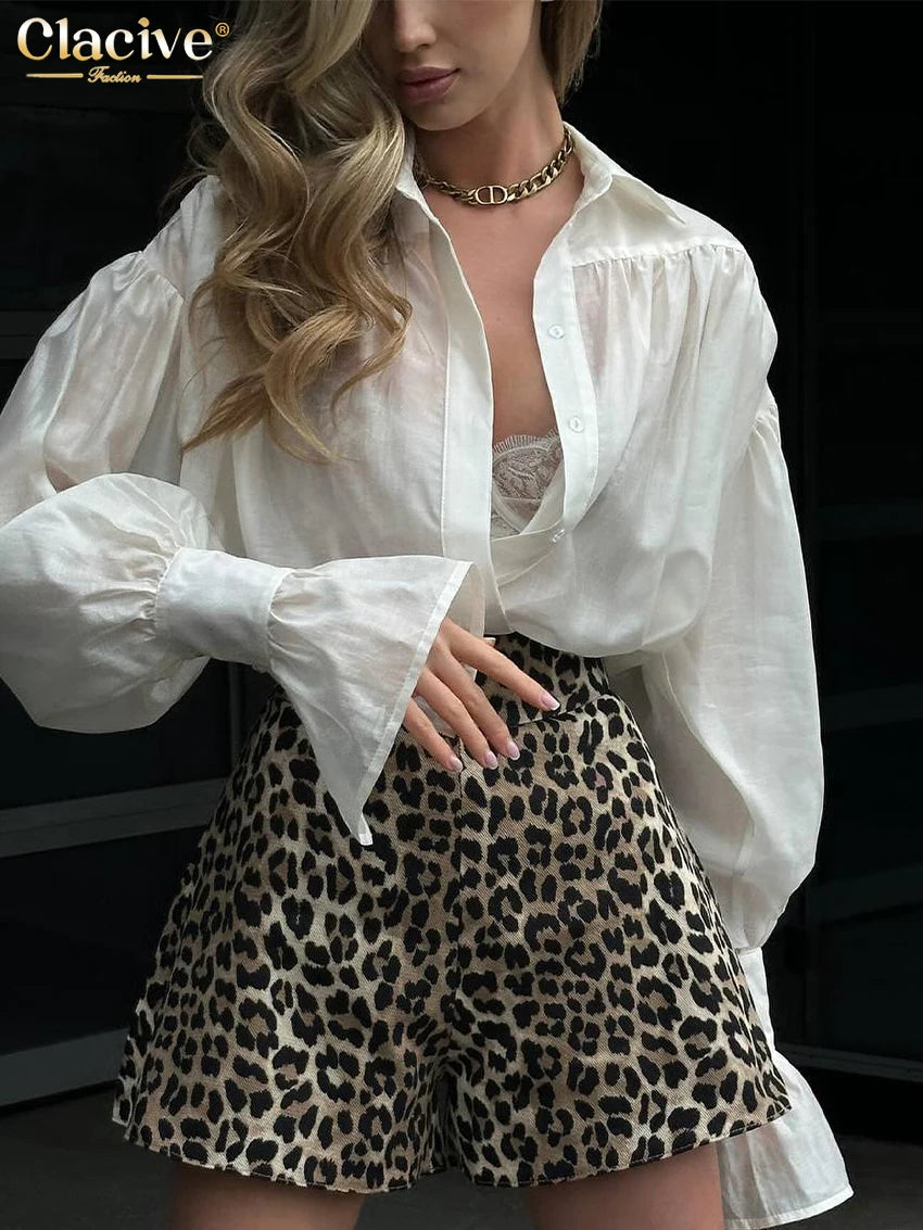 Blouse Femme Ample à Manches Longues Chic 5