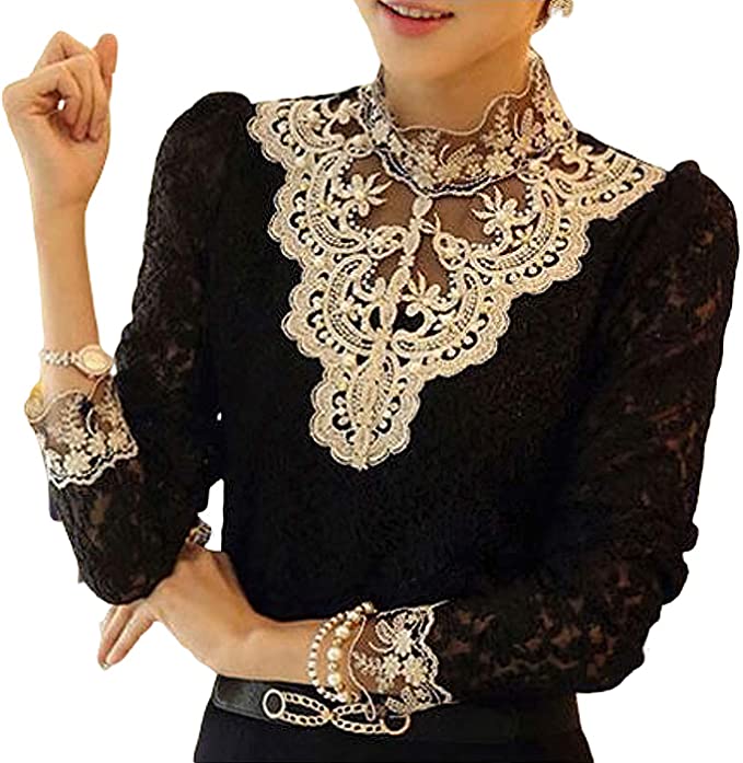 Blouse Femme Brodée Chic 0