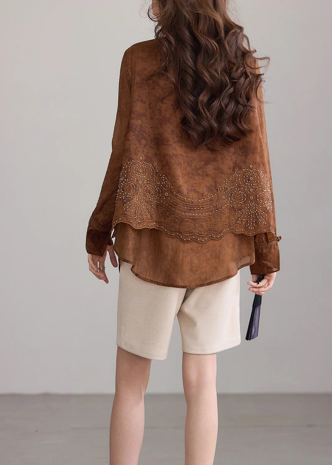 Blouse Femme Deux Pièces Style Chinois Col Montant 4