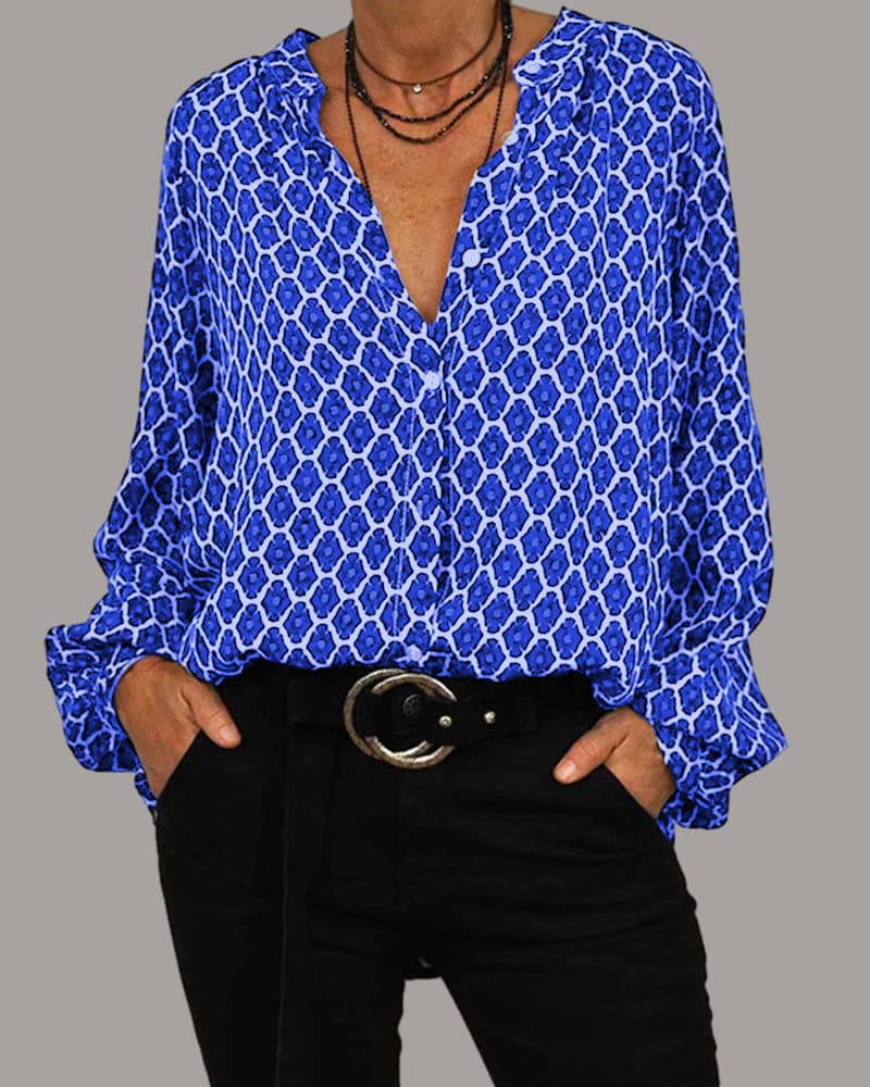 Blouse Femme à Manches Longues Chic 4