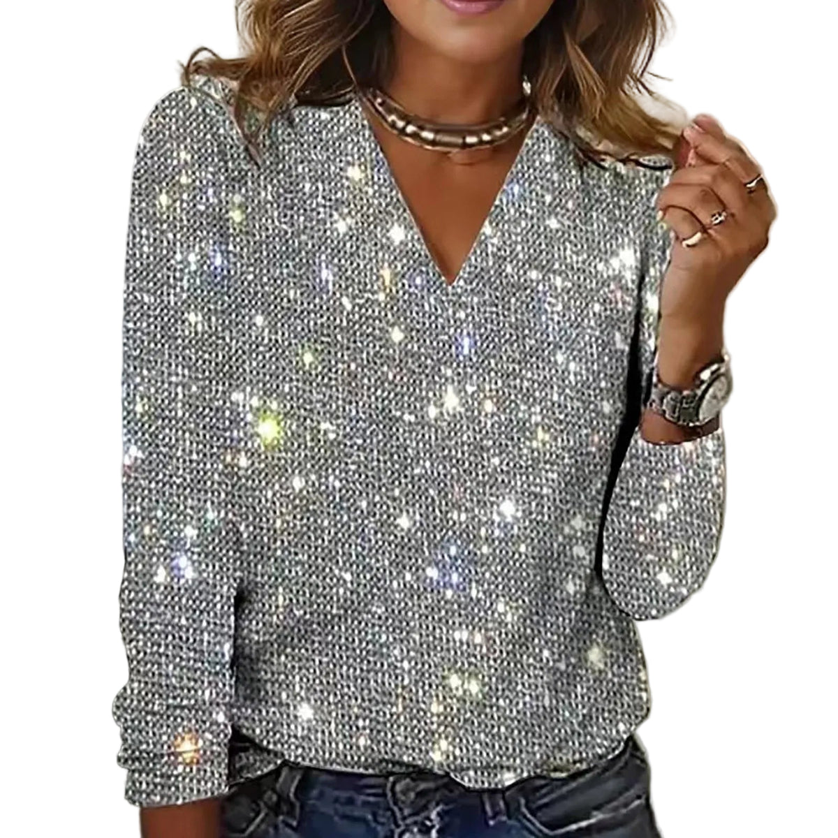 Blouse de Soirée Femme Glamour 0