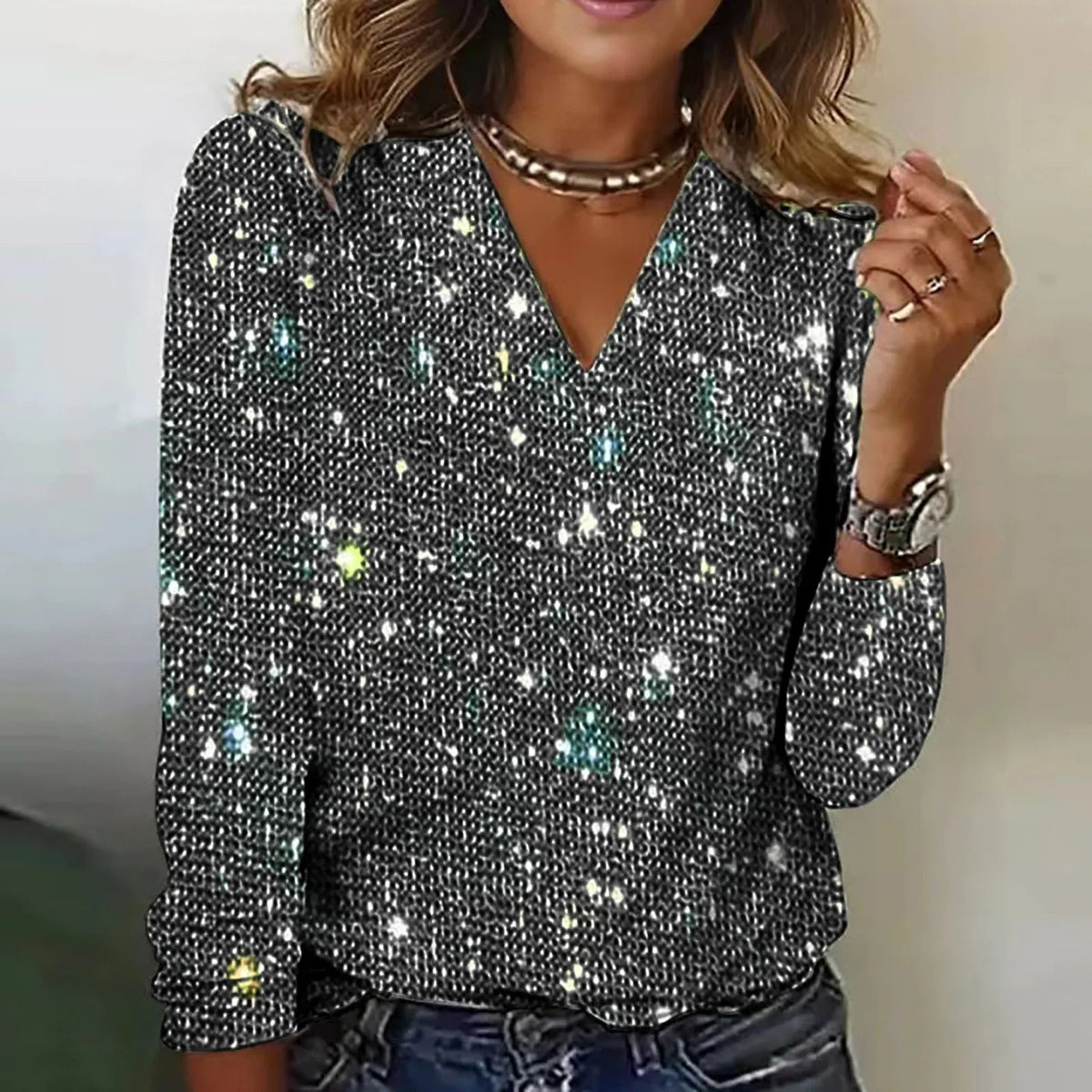 Blouse de Soirée Femme Glamour 1