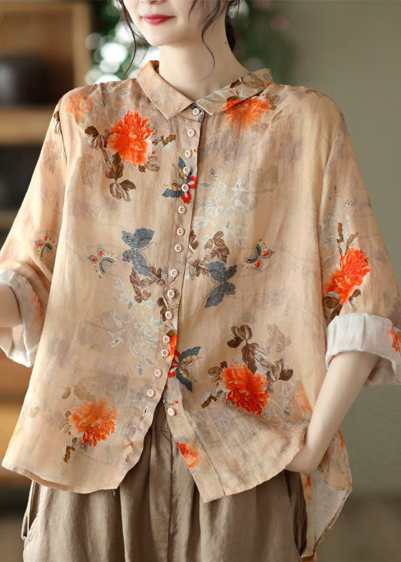 Blouse en Coton à Col Peter Pan pour Femmes 2