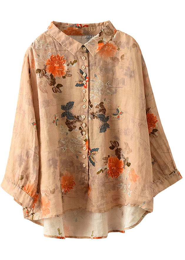 Blouse en Coton à Col Peter Pan pour Femmes 4