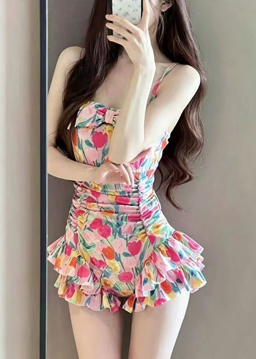Body de Maillot de Bain à Volants pour Femmes 2