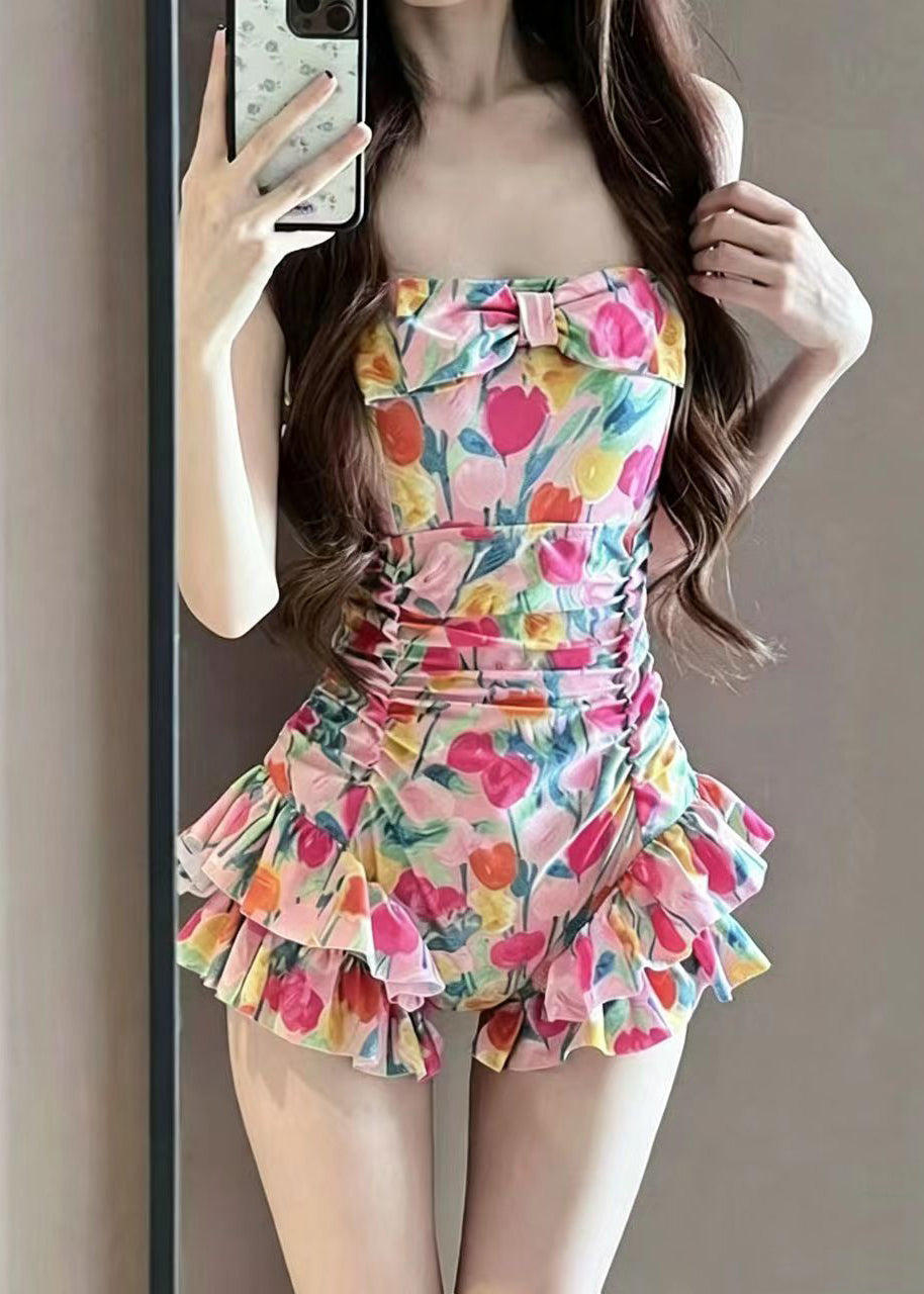 Body de Maillot de Bain à Volants pour Femmes 3