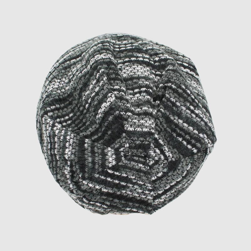Bonnet Hiver À Rayures Unisexe Douillet 5