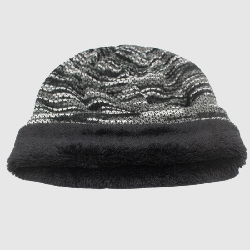 Bonnet Hiver À Rayures Unisexe Douillet 6