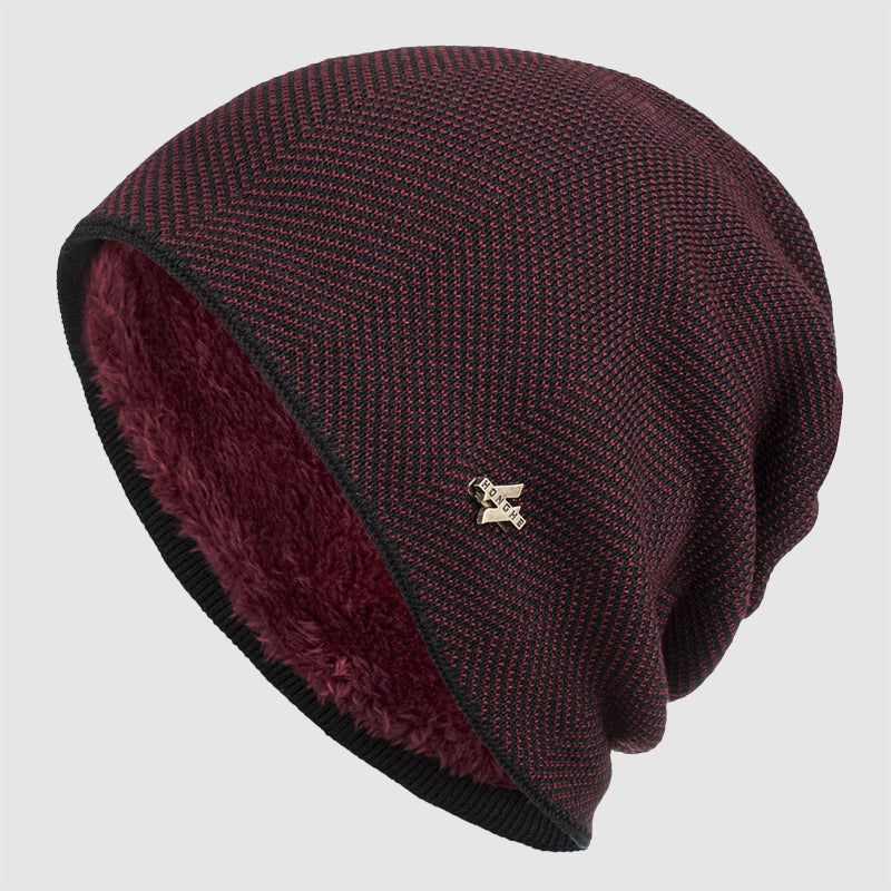 Bonnet pour hommes en tricot texturé 4