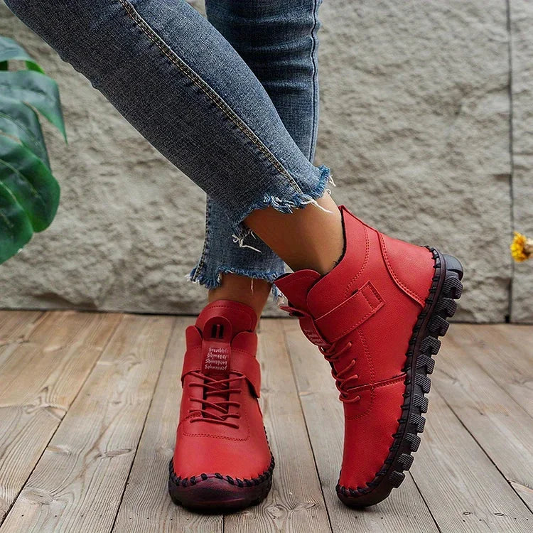 Botte d'Hiver Femme Sneakers Chaudes et Confortables