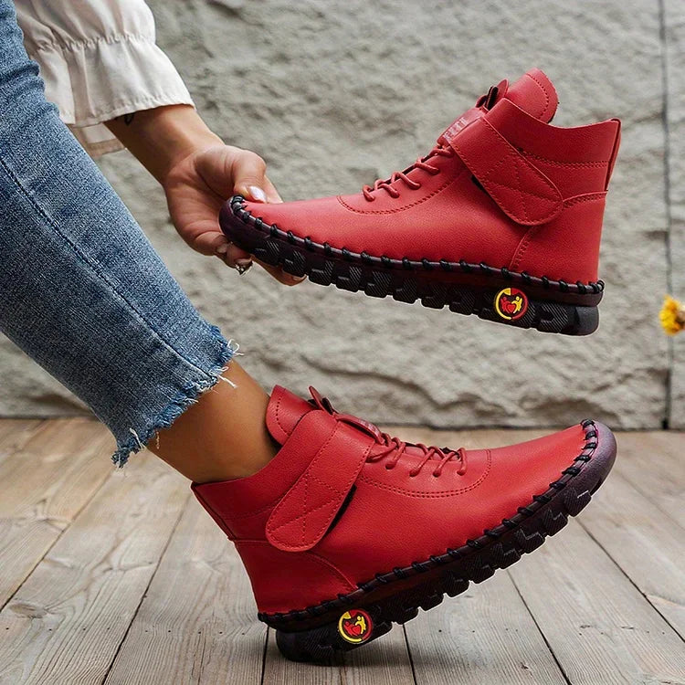 Botte d'Hiver Femme Sneakers Chaudes et Confortables