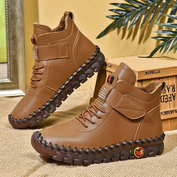 Botte d'Hiver Femme Sneakers Chaudes et Confortables