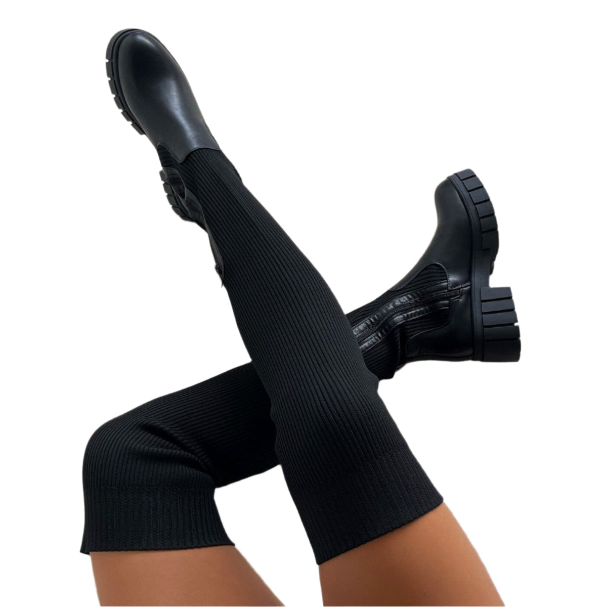 Bottes Élastiques Femme Confortables et Élégantes