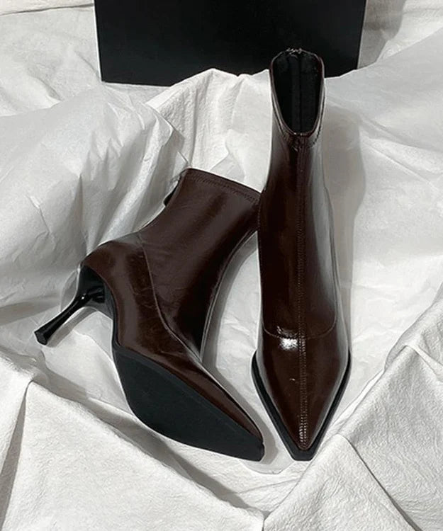 Bottes Femme Talons Hauts Bout Pointu 0