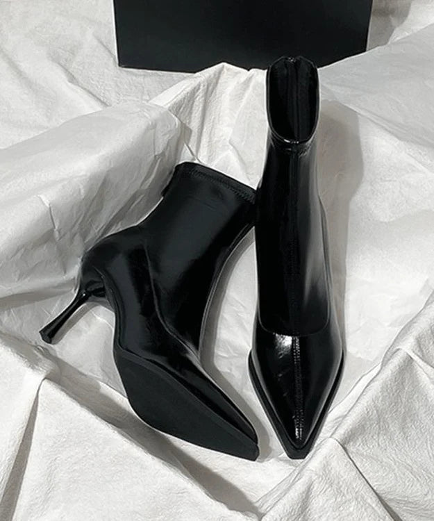 Bottes Femme Talons Hauts Bout Pointu 1