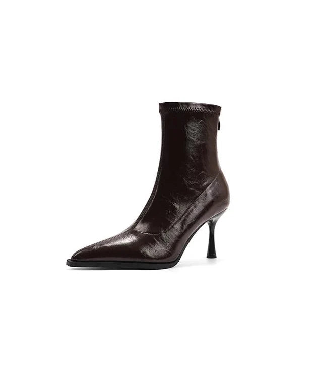 Bottes Femme Talons Hauts Bout Pointu 4