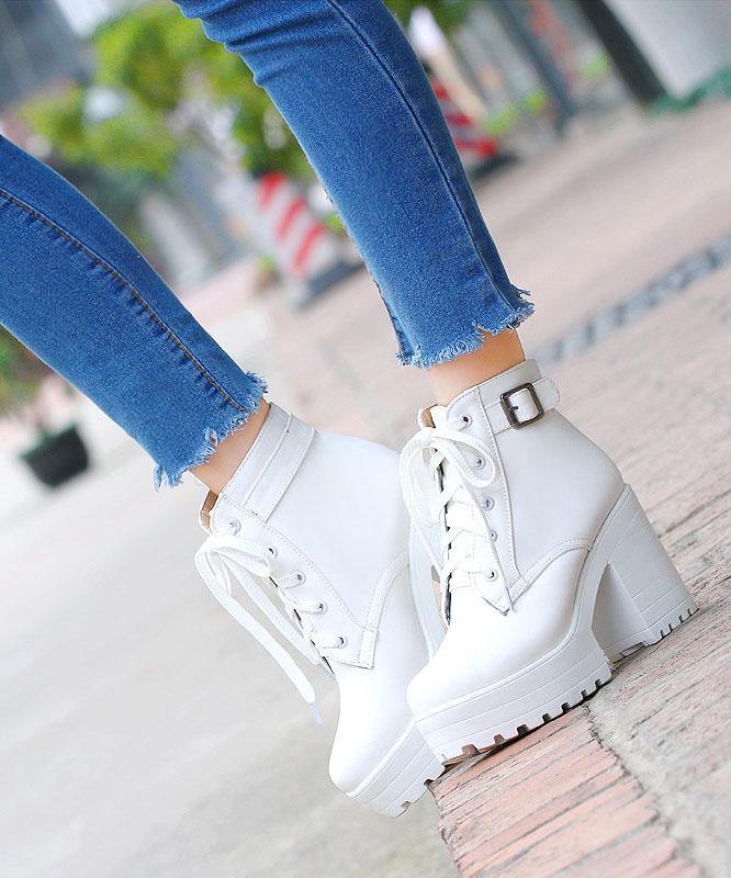 Bottes Femme à Brides Croisées 0