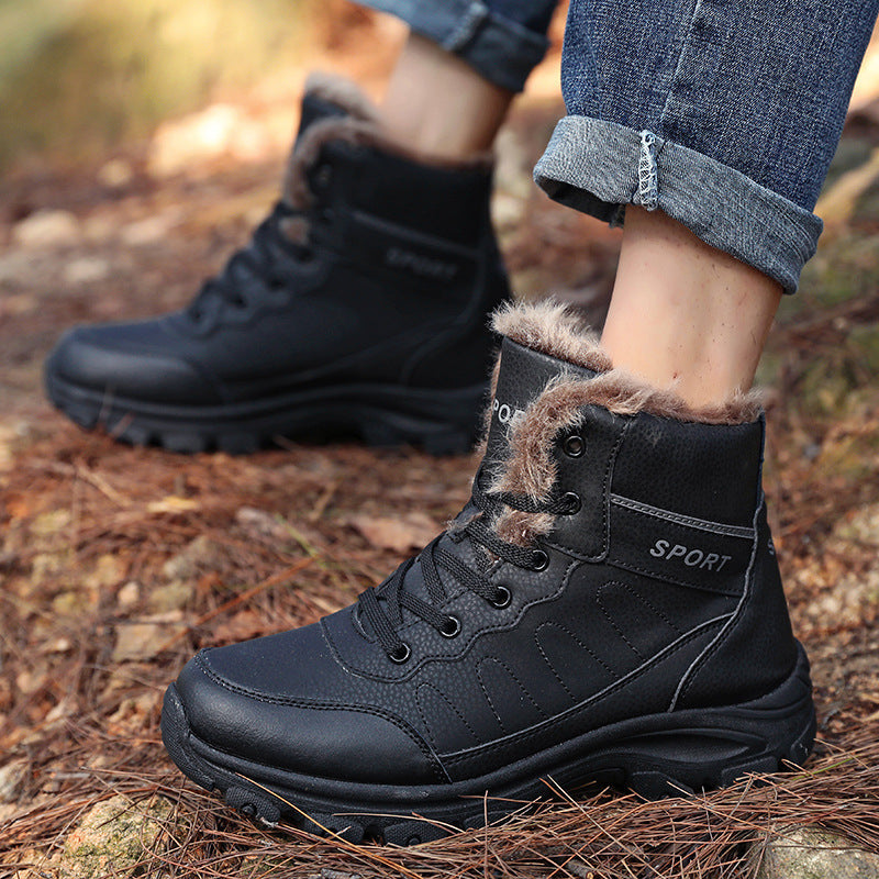Bottes Hiver Femme Antidérapantes Tige Haute 3