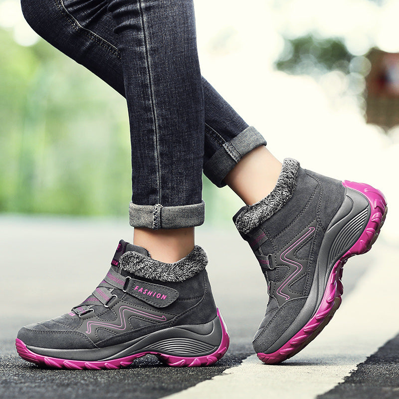 Bottes Hiver Femme Confortables avec Doublure Chaude et Semelle Antidérapante 3
