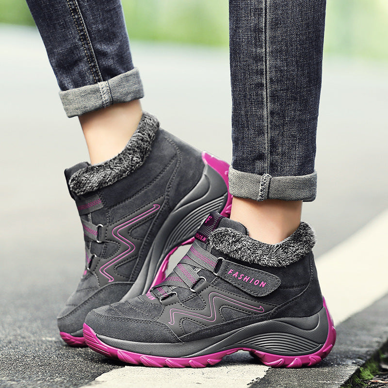 Bottes Hiver Femme Confortables avec Doublure Chaude et Semelle Antidérapante 5