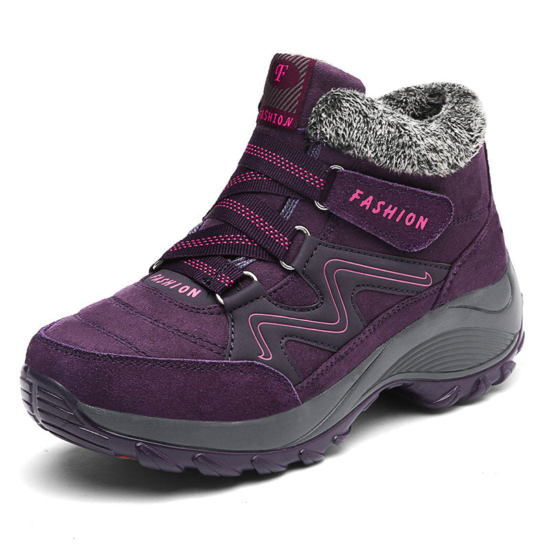 Bottes Hiver Femme Confortables avec Doublure Chaude et Semelle Antidérapante 7