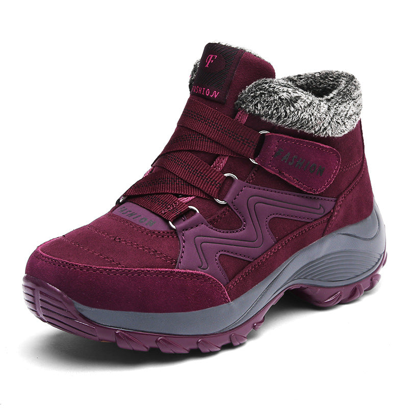 Bottes Hiver Femme Confortables avec Doublure Chaude et Semelle Antidérapante 8