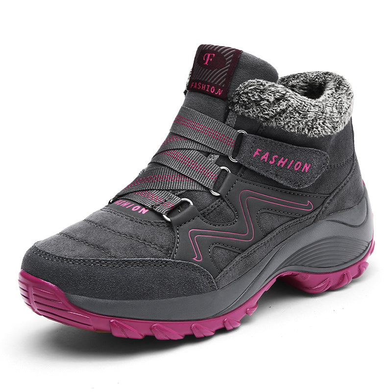 Bottes Hiver Femme Confortables avec Doublure Chaude et Semelle Antidérapante 9