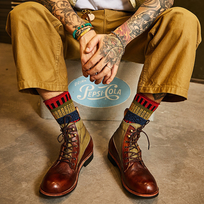 Bottes Hiver Homme Imperméables Confortables pour Neige 4