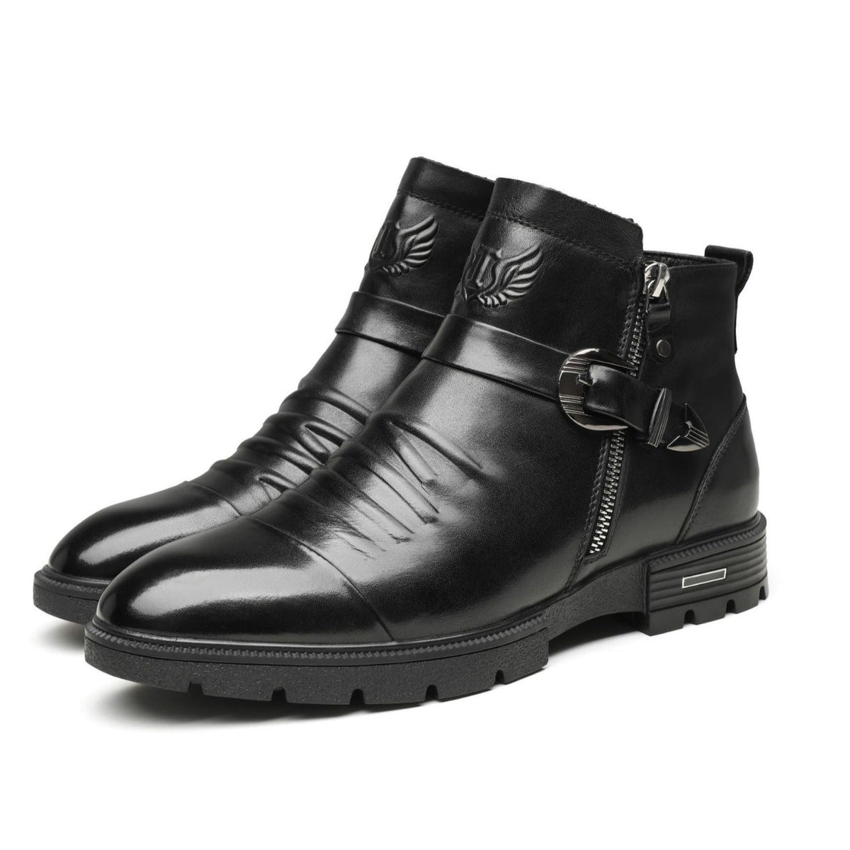 Bottes Mi-Hauteur pour Hommes à Enfiler 0