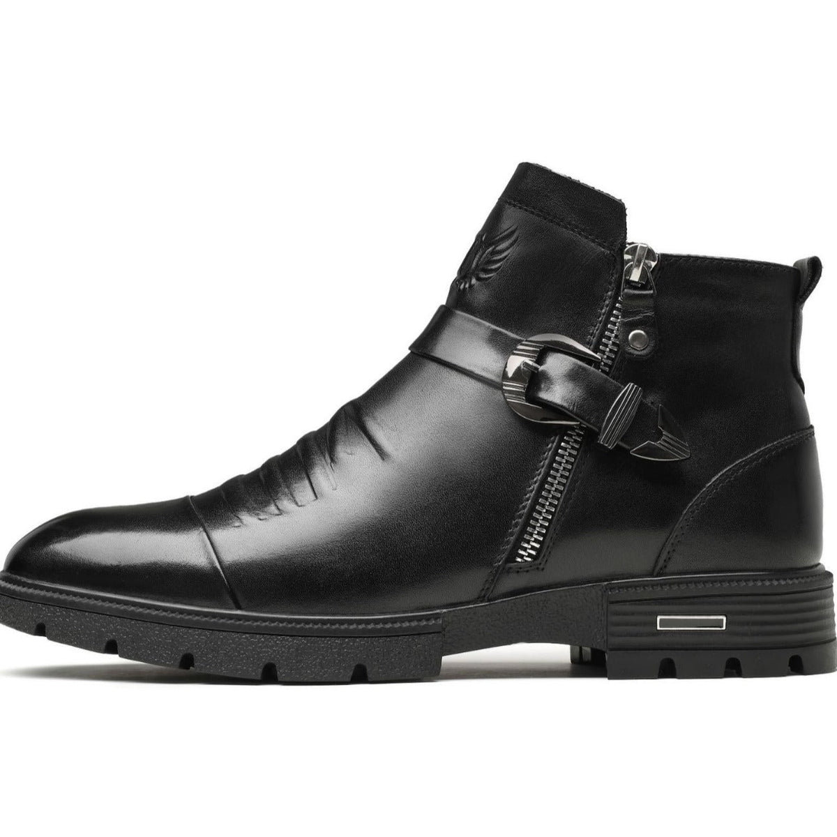 Bottes Mi-Hauteur pour Hommes à Enfiler 1