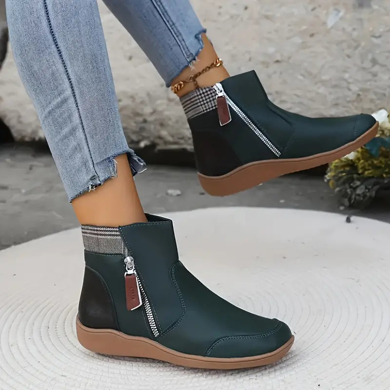 Bottes Premium Imperméables à Zip pour Femme 3