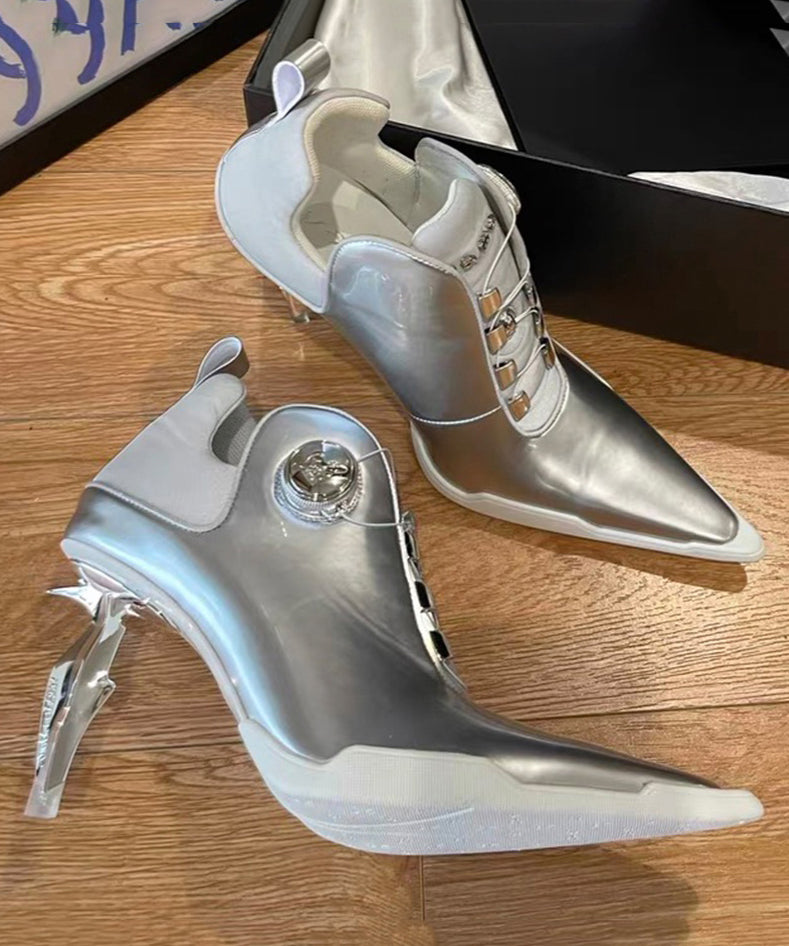 Bottes à Talons Hauts Pointues Européennes et Américaines 4