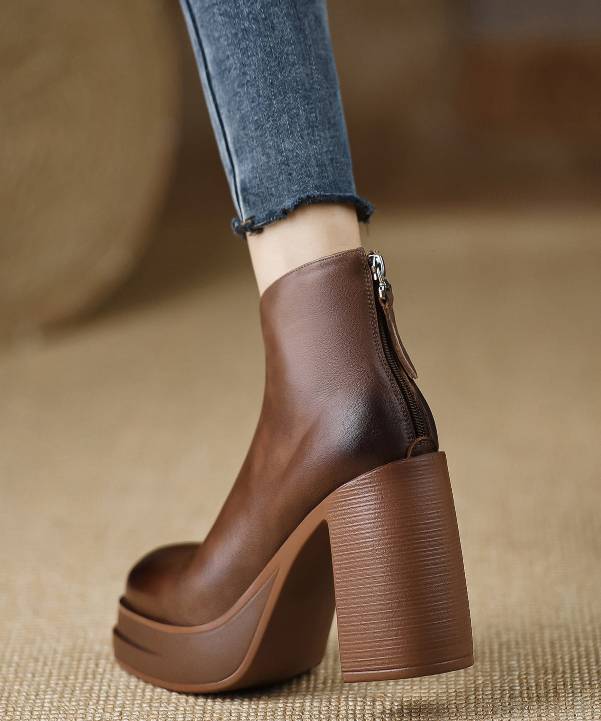 Bottes à Talons Hauts pour Femme Chic 4