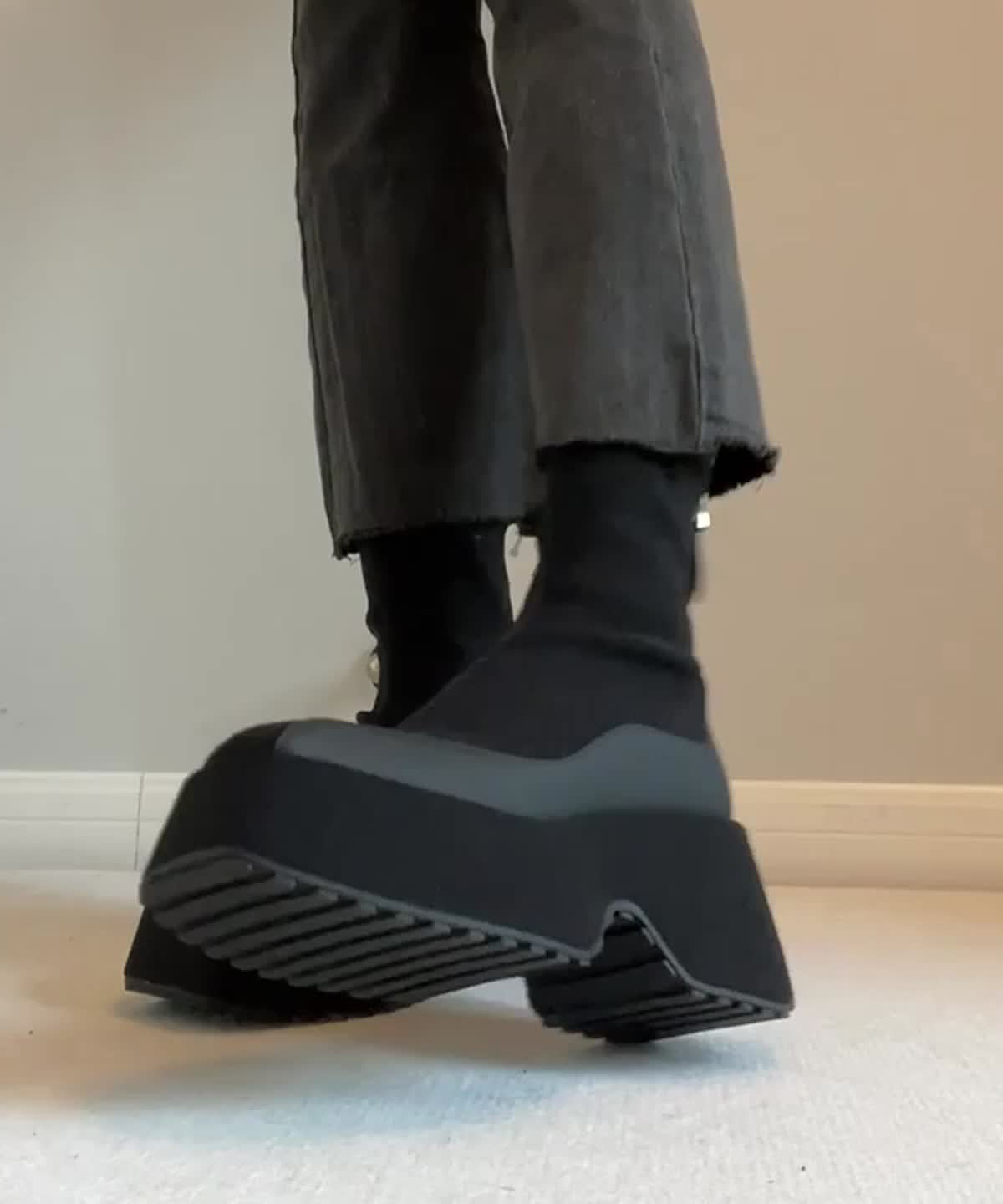 Bottes à plateforme tendance avec fermeture éclair 3