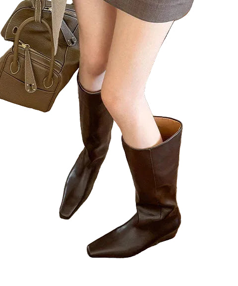 Bottes compensées pour femme style Shelsea 3
