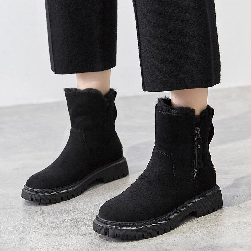 Bottes d'Hiver pour Femmes avec Doublure Chaude 0