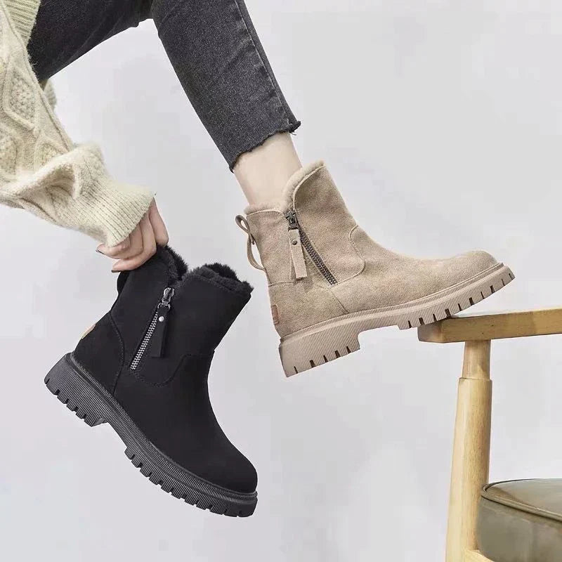 Bottes d'Hiver pour Femmes avec Doublure Chaude 3