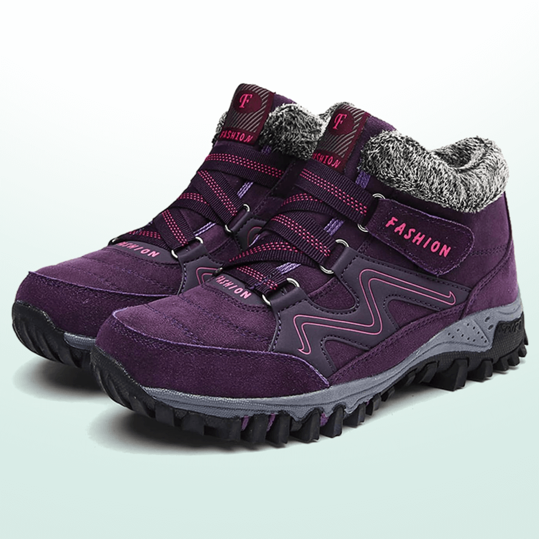 Bottes d'hiver pour femmes, soutien orthopédique, chaudes et imperméables 6