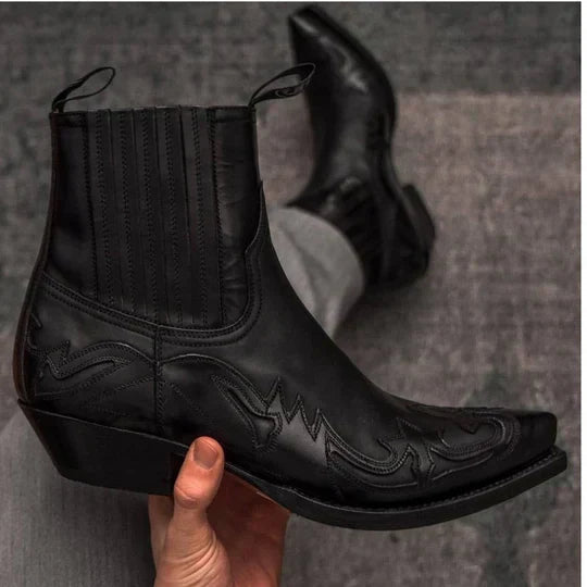 Bottes de Cowboy Traditionnelles pour Hommes 0