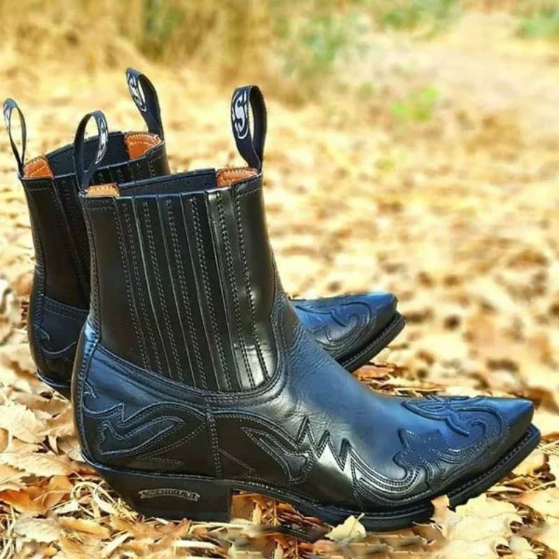 Bottes de Cowboy Traditionnelles pour Hommes 2